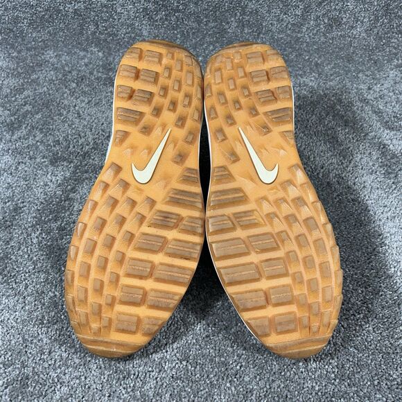 Nike Air Max 1 AQ0863-101 Mens Size 9.5 White Gum Spikeless Golf Shoes Used - Picture 8 of 11